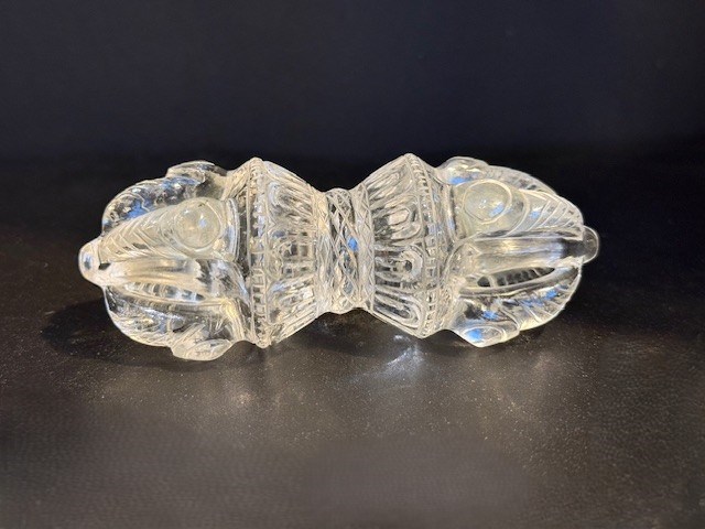 Vajra  finely carved in rock crystal - China 1900/1950 -